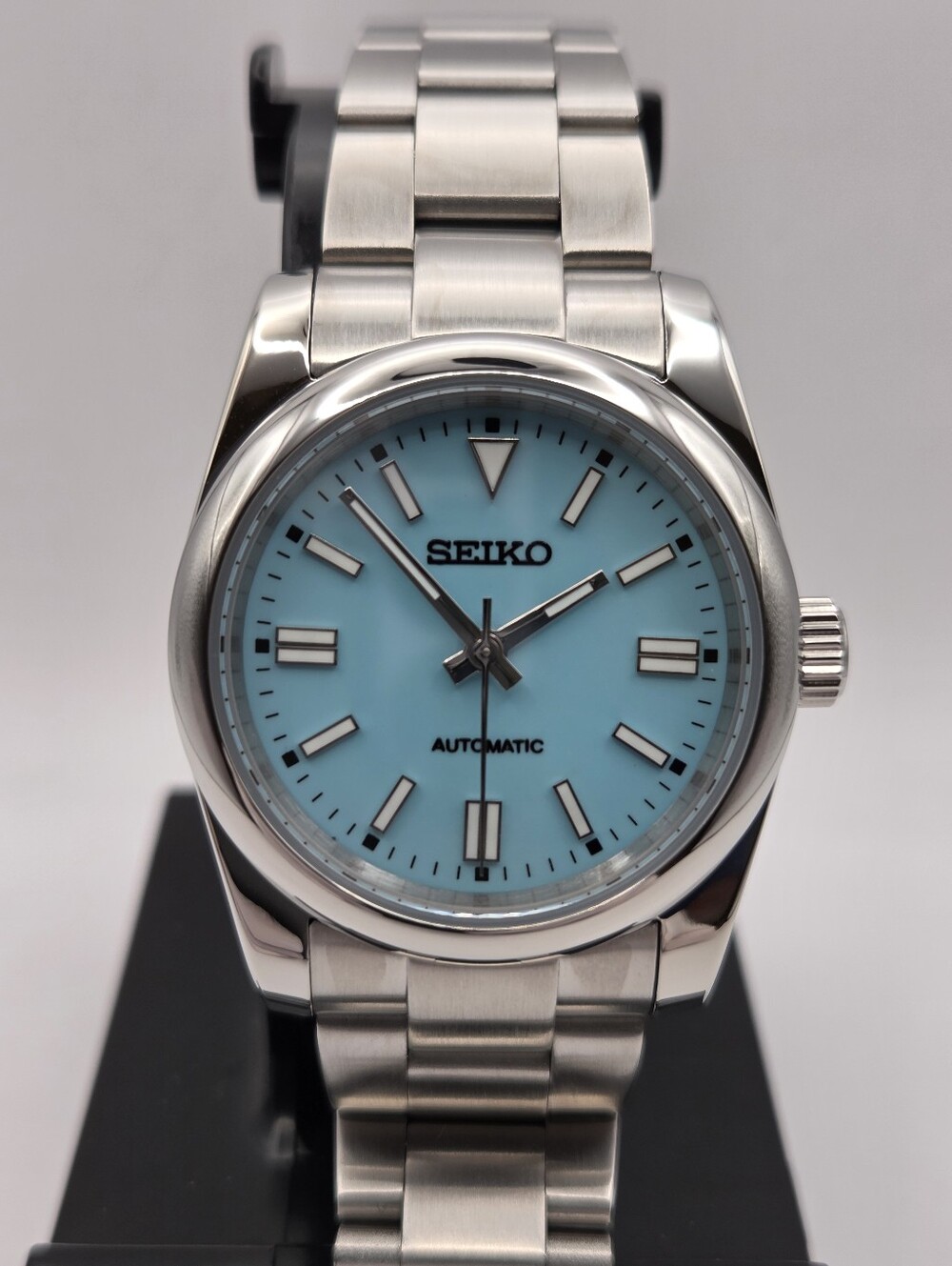 New 36mm Seiko Mod  Automatic Watch OP Style Tif Blue Dial